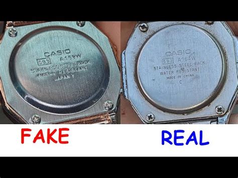 original casio watch vs fake|casio counterfeit check.